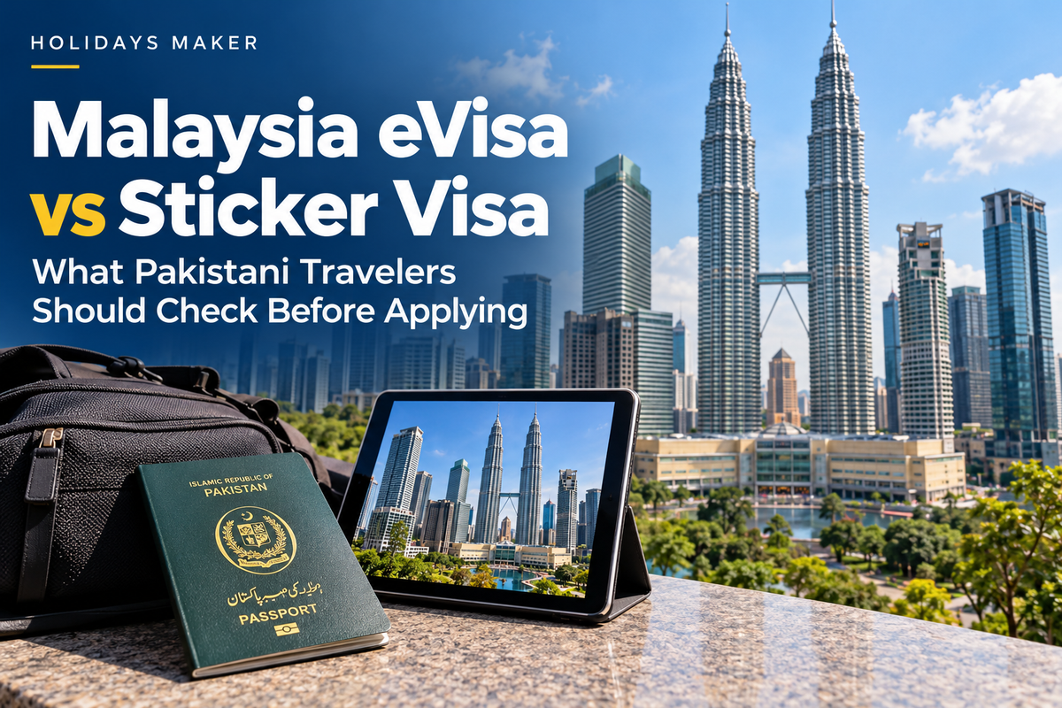 Malaysia eVisa vs Sticker Visa What Pakistani Travelers Should Check Before Applying