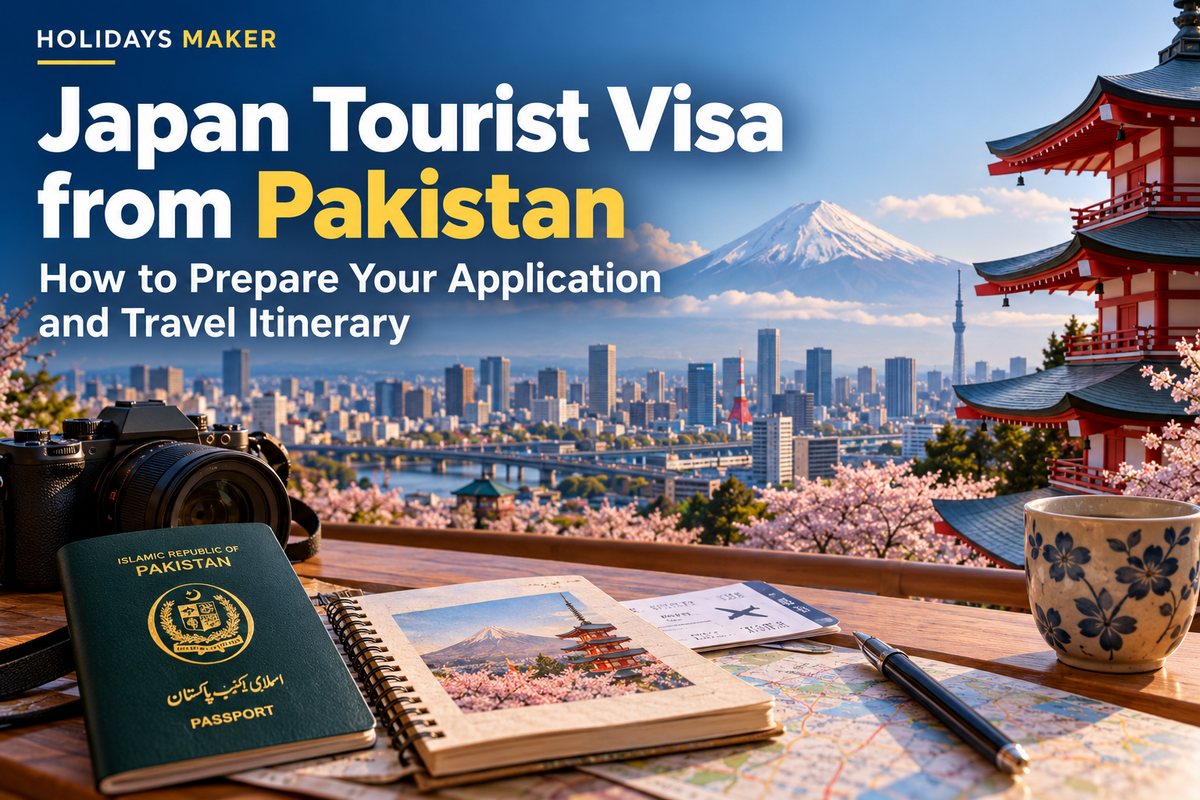 Japan Tourist Visa from Pakistan How to Prepare Your Application and Travel Itinerary
