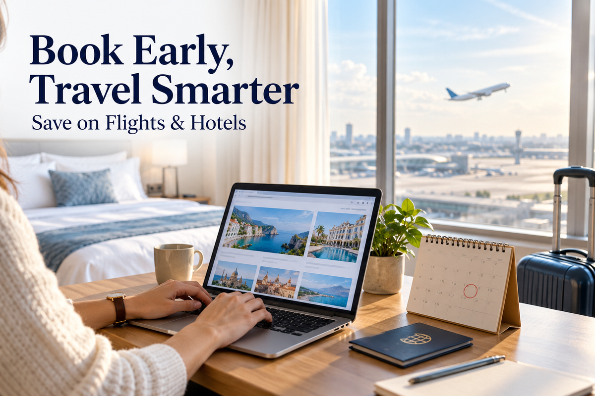 Why Booking Early Saves You Money on Flights and Hotels