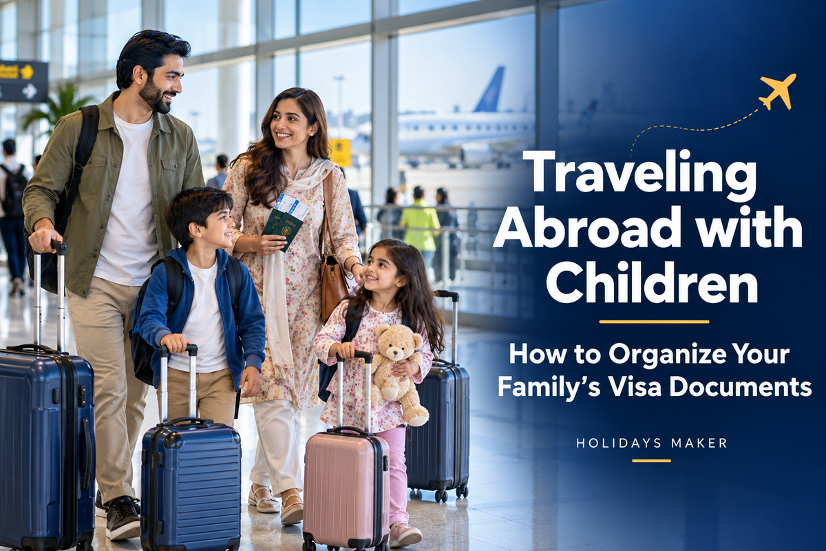 Traveling Abroad with Children How to Organize Your Family's Visa Documents
