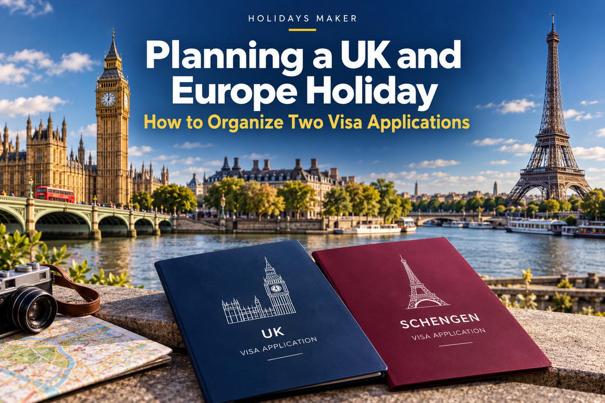 Planning a UK and Europe Holiday How to Organize Two Visa Applications