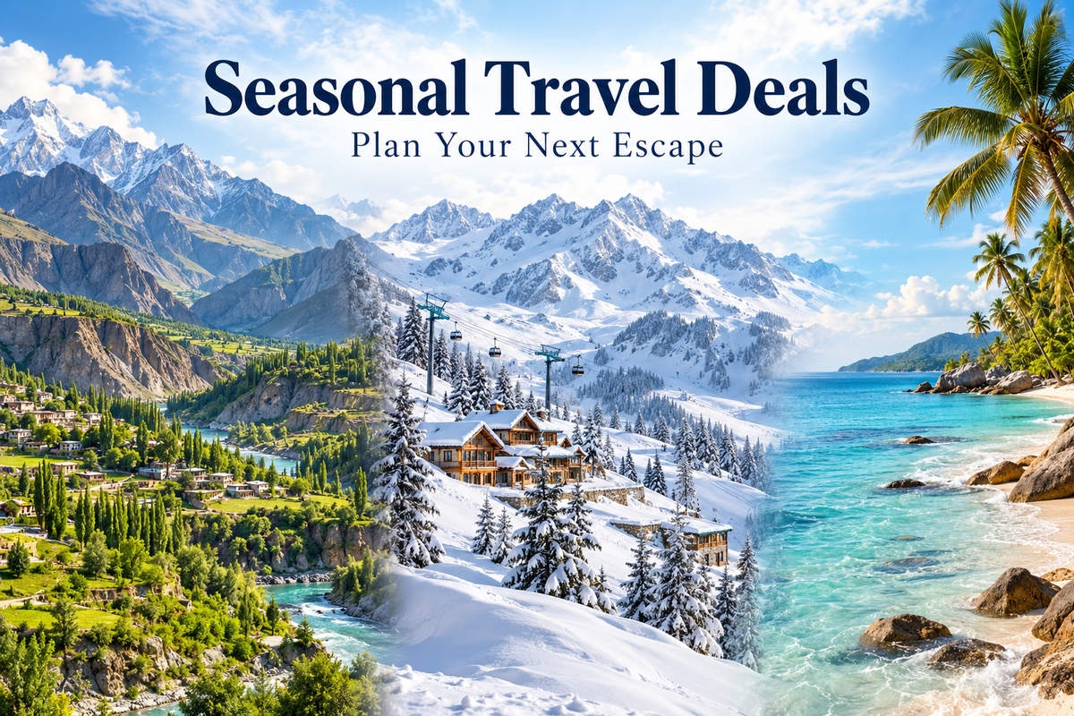 Seasonal Travel Deals You Can Find Through Travel Agencies in Pakistan