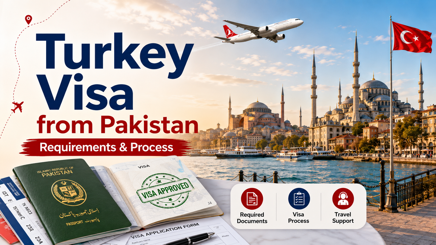 Turkey Visa from Pakistan: Requirements & Process