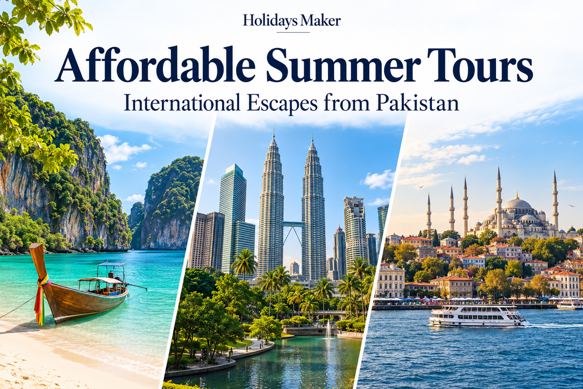 Affordable International Summer Tour Packages from Pakistan