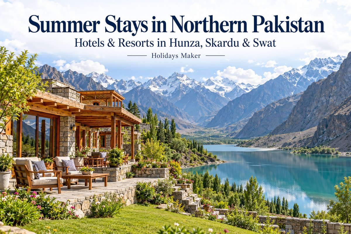 Best Hotels and Resorts for Summer Stay in Northern Areas