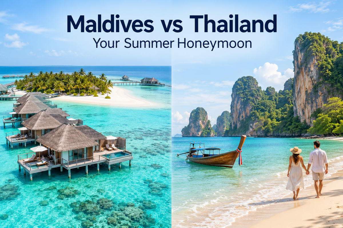 Maldives vs Thailand Best Summer Honeymoon Destination