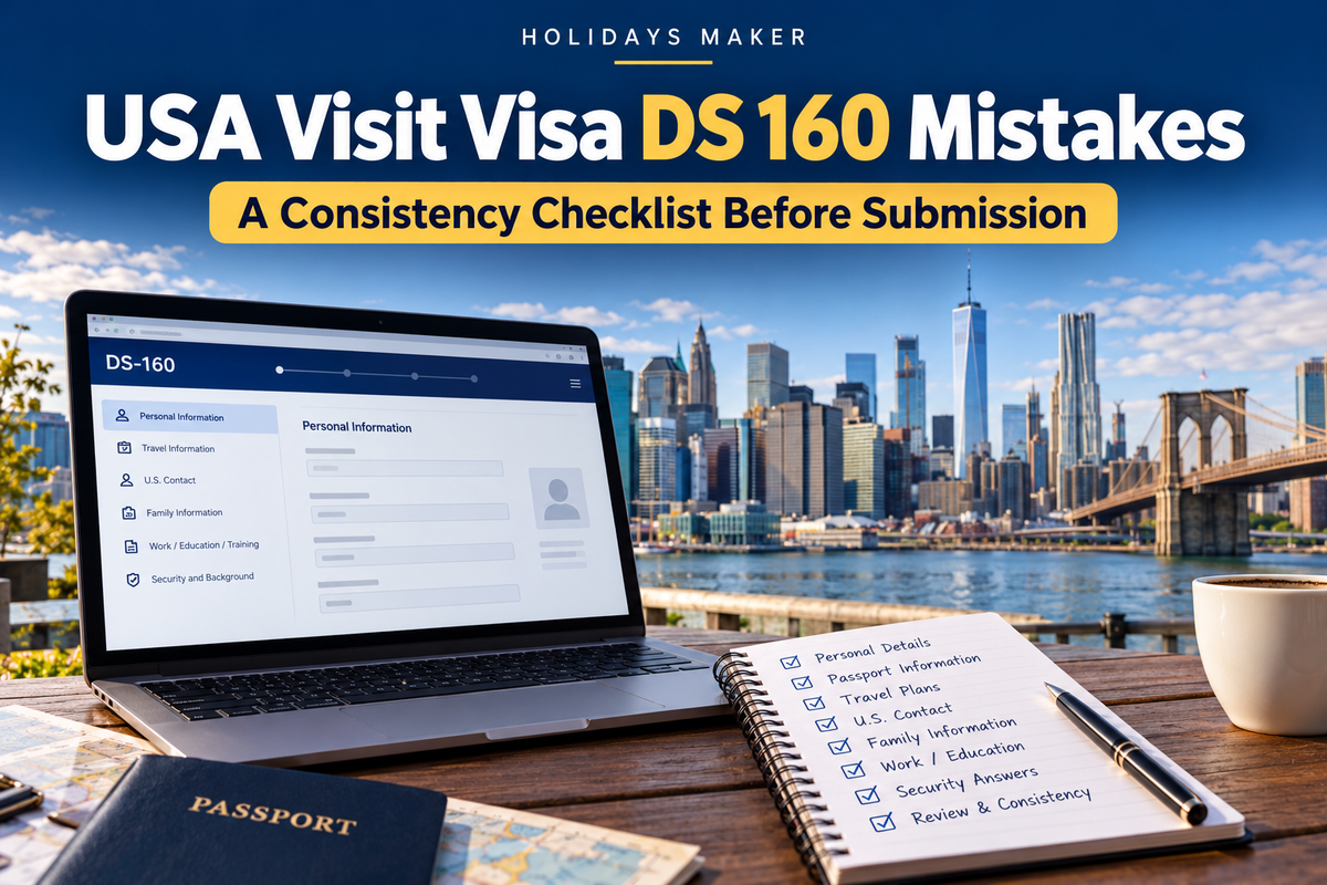 USA Visit Visa DS 160 Mistakes A Consistency Checklist Before Submission