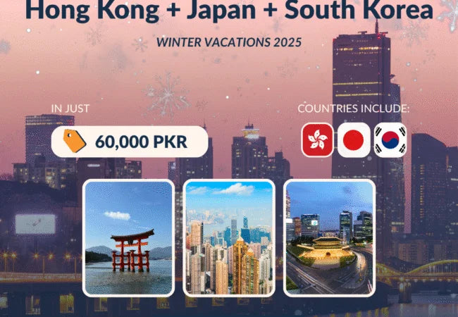 Combo visa Hong Kong + Japan + South Korea