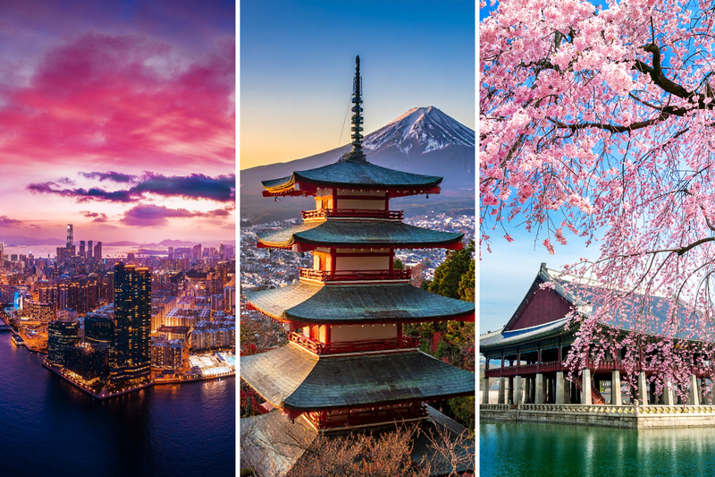 Combo (Hong Kong + Japan + South Korea)