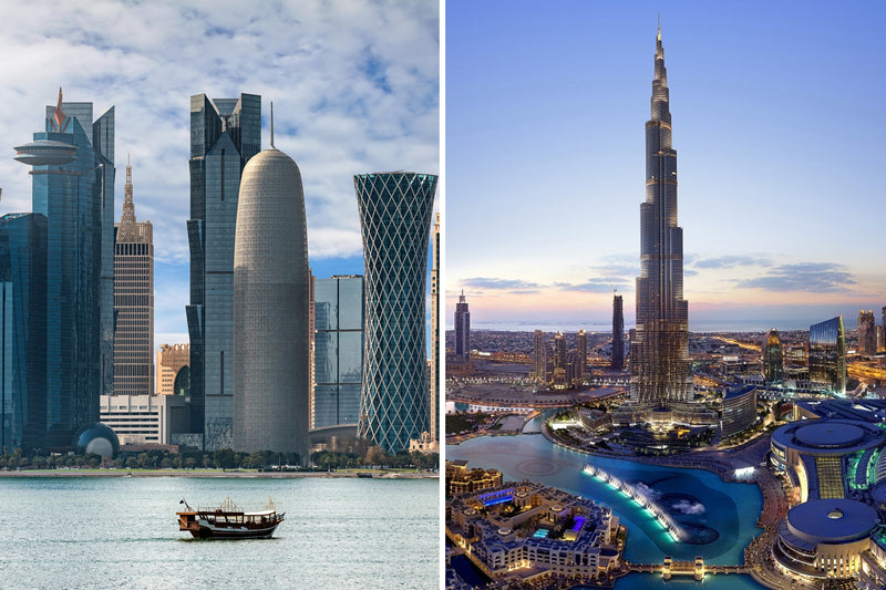 Doha + Dubai