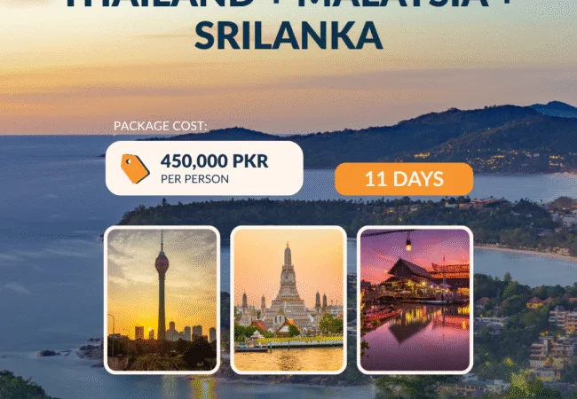 Thailand + Malaysia + Sri Lanka