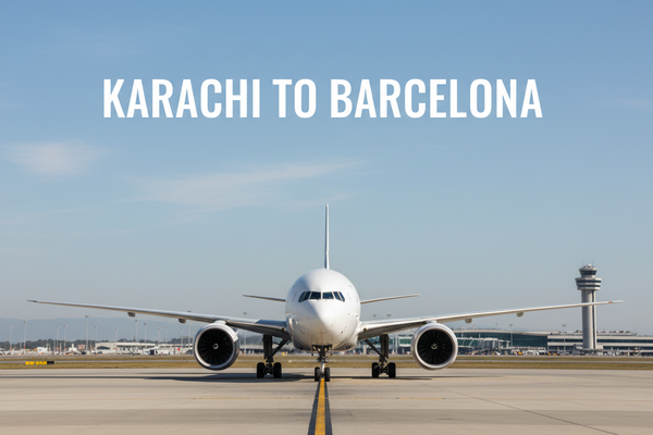 Karachi to Barcelona