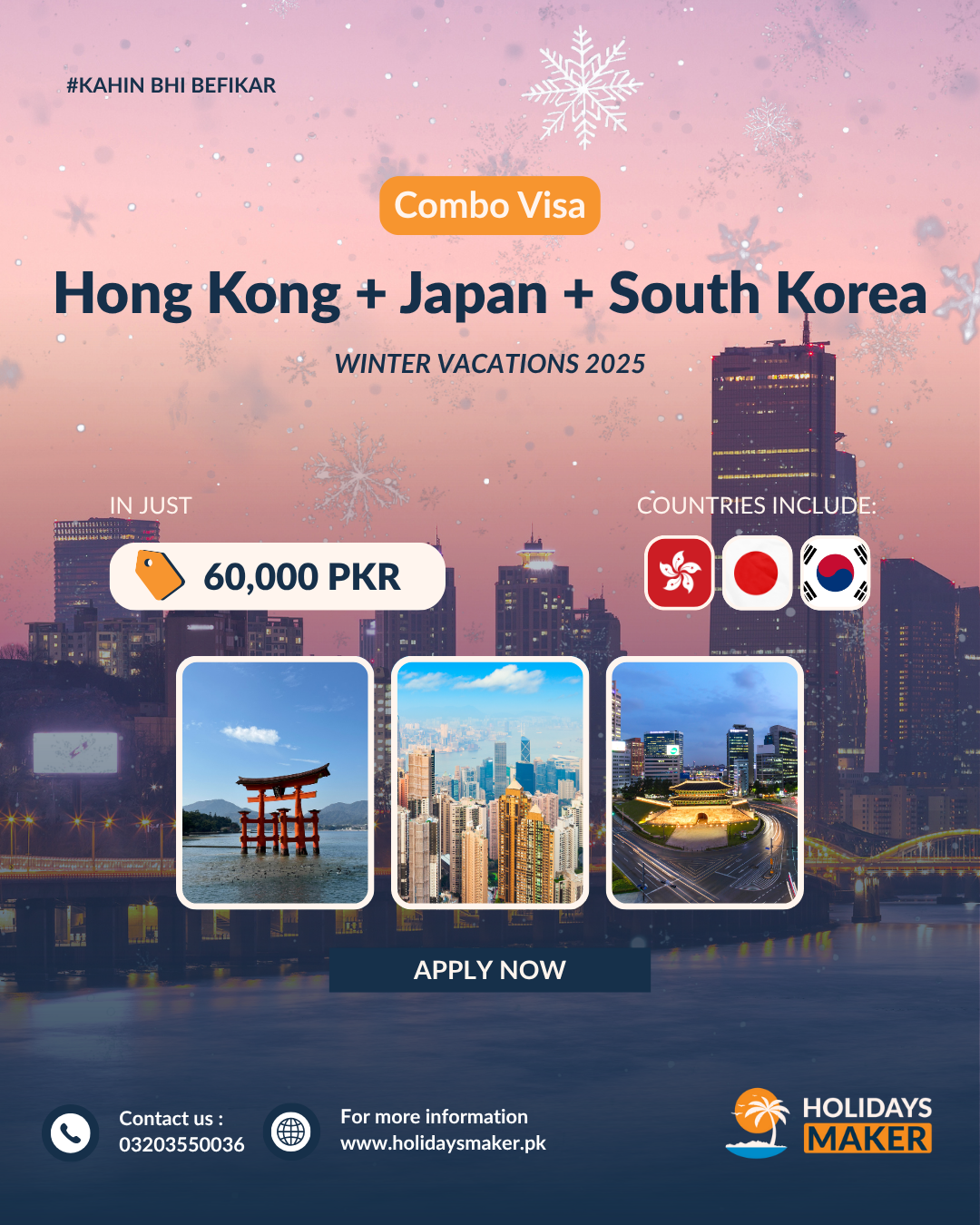 COMBO VISA Hong Kong Japan South Korea |
